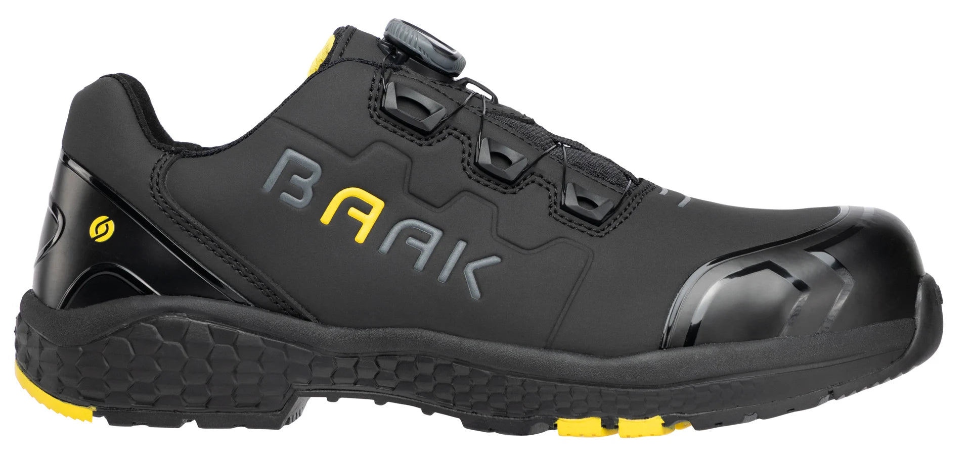 Baak Alex S3S zwart/geel met BOA sluiting (38 t/m 48)